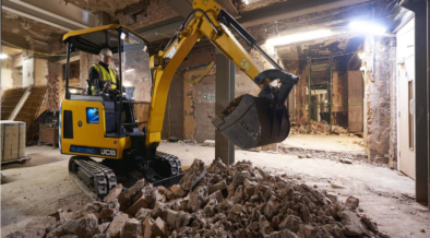 The electric JCB 19C-1 E-TEC