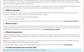 Fair Work Information Statement