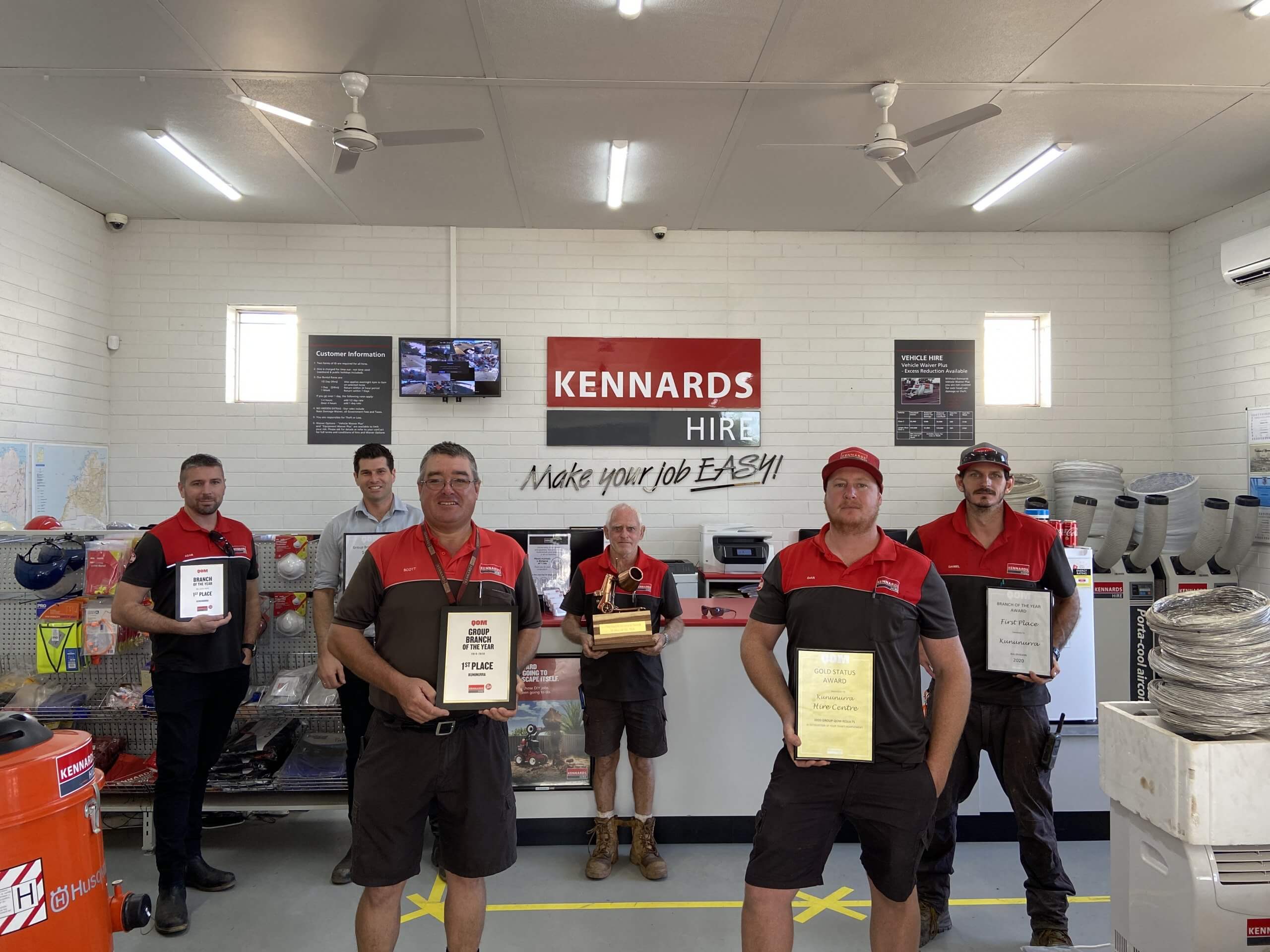 Kununurra WA wins Kennards Hire Branch of the Year Award 2020